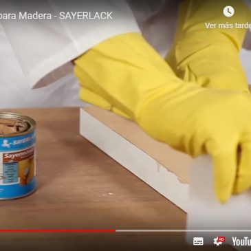 Videos de retoques con productos Sayerlack