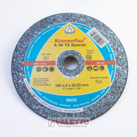 Klingspor – Disco de corte para acero inoxidable 7″ x 5/64″